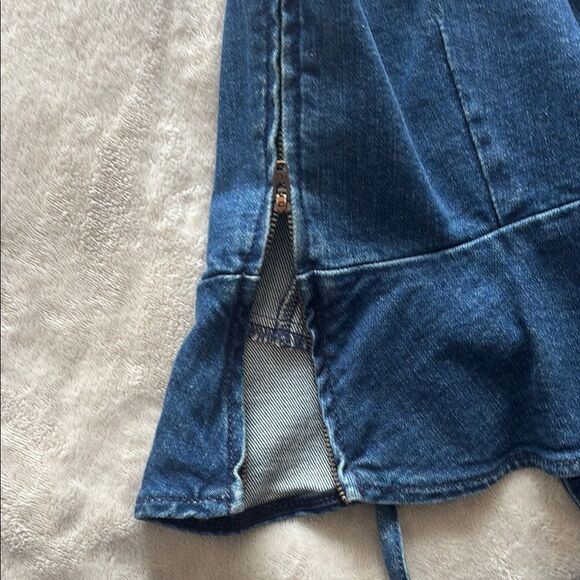 Reformation Blue Denim Corset Top size 0 - Picture 6 of 7